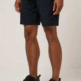 The Beck Short you know, just with a little more personality. An all-over geo print brings the energy, while comfort-driven stretch fabric keeps things easy from morning to last call. Finished with side entry pockets, double welt back pockets, our signature clip label, and a classic 9" inseam.