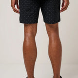 The Beck Short you know, just with a little more personality. An all-over geo print brings the energy, while comfort-driven stretch fabric keeps things easy from morning to last call. Finished with side entry pockets, double welt back pockets, our signature clip label, and a classic 9" inseam.