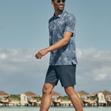 The kind of polo you forget you’re even wearing. Featherweight fabric delivers an ultra-light, incredibly soft feel with easy stretch, while the all-over floral print keeps things relaxed but still put together. Finished with a signature double-needle collar that holds its shape.
