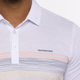 The Travis Mathew BEACH READ Polo is made with premium fabric blends, providing lasting style, performance and comfort for any occasion. 