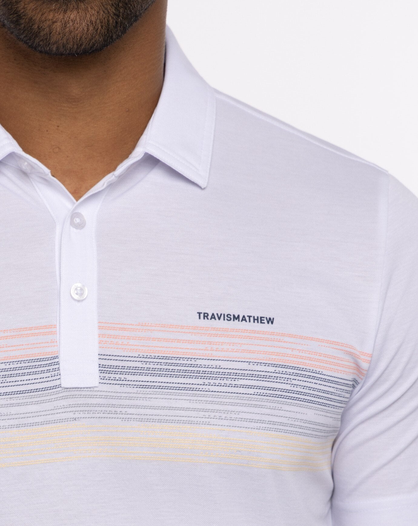 The Travis Mathew BEACH READ Polo is made with premium fabric blends, providing lasting style, performance and comfort for any occasion. 