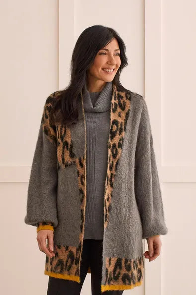 Women's Animal Print Cardigans, Leopard Print Cardigans