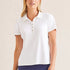 Designed with breezy short sleeves and a collared neckline, this polo top is effortlessly casual.