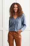 This sweater cardigan is the perfect lightweight layer for when it gets a little cool.