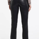 A modern woman's closet essentials should include a pair of faux leather pants for adding an edge to everyday looks or giving a fun, fierce vibe to an evening look.