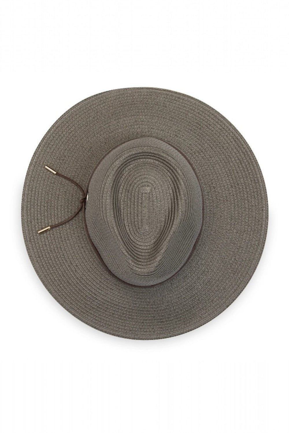 Gray hat on a white background