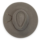 Gray hat on a white background
