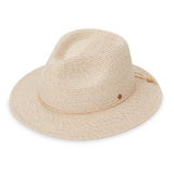 Beige hat on a white background
