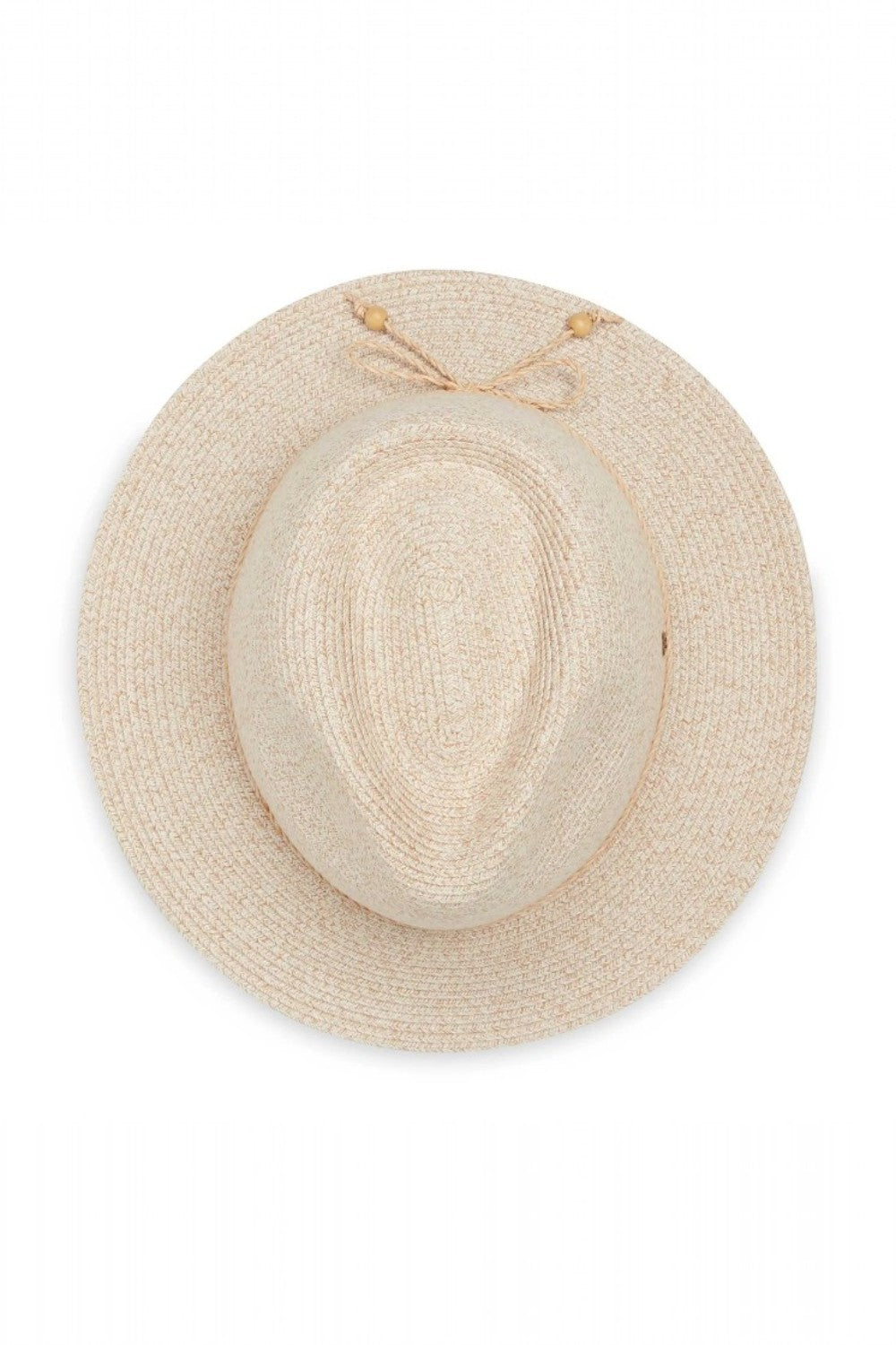 Beige hat on a white background