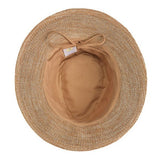Beige hat on a white background