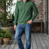 Johnston & Murphy Icon Reversible Solid Quarter Zip