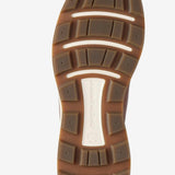 Broderick's Clothing Co. Johnston & Murphy Douglas Jogger sneaker showing the brown rubber treaded outsole