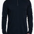Broderick's Clothing Co. KÜHL INVIGORATR navy blue merino wool quarter-zip pullover with flat seam construction.