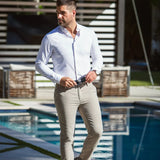 Au Noir ALEXANDER SLD White Long Sleeve Shirt
