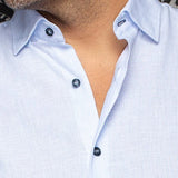 Au Noir GERE Woven Linen Long Sleeve Shirt