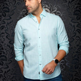 Au Noir HUMPHREY Woven Linen Long Sleeve Shirt