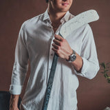Au Noir HUMPHREY Woven Linen Long Sleeve Shirt