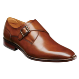 The Florsheim Sorrento Plain Toe Single Monk Strap features a rich leather upper with an elegant buckle and a sleek silhouette. The convenience of a slip on is further enhanced by the comfort of its fully cushioned leather covered footbed and soft leather linings.