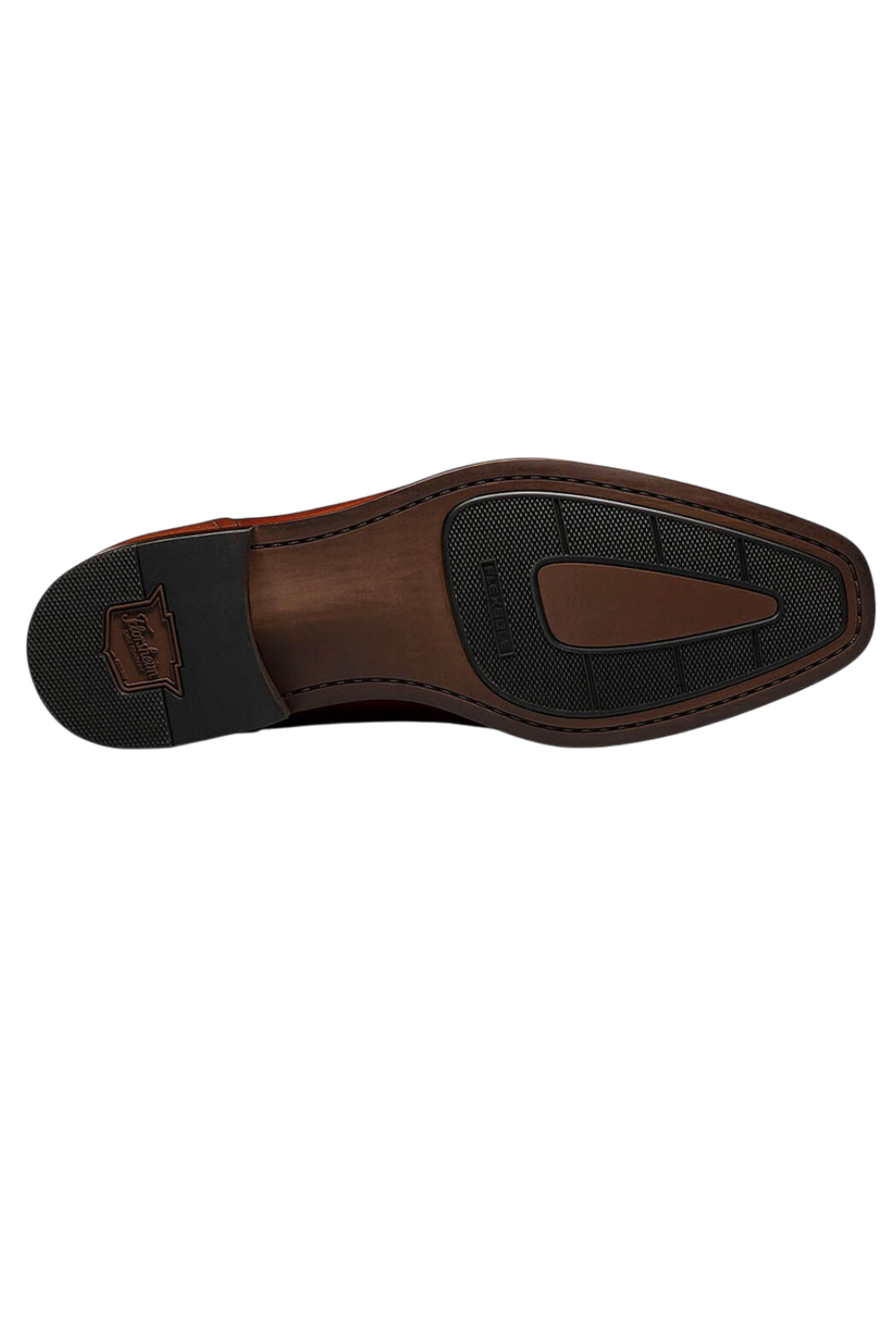 The Florsheim Sorrento Plain Toe Single Monk Strap features a rich leather upper with an elegant buckle and a sleek silhouette. The convenience of a slip on is further enhanced by the comfort of its fully cushioned leather covered footbed and soft leather linings.