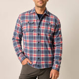 From our Top Shelf collection, this Lodge Shirt in an ultra-soft stretch cotton flannel blend gives you the benefits of a classic overshirt and the weight and warmth of a work jacket.