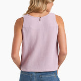 Cut from soft, breathable 100% Organic Cotton, the KLOVER™ is your grab-and-go summer tank. Subtle style details like flattering yoke seams and button-up hem slits combine for a casual summer style that pairs with anything. With a relaxed feel, this KLOVER™ is bound to bring some good luck!