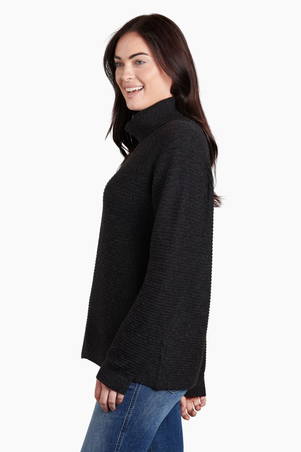 Snuggle up with SOLACE Sweater and chase away those wintery blues. With a cozy cowl neck and a flawless fit, the versatile SOLACE can transition from casual to glamorous as your occasion demands. Soft, mid-weight warmth for premium comfort in the cold.