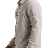 Positioned between a shirt-jac and a fleece, the NOMAD Fleece Overshirt delivers the best of both worlds. Cozy, high-pile stretch fleece combines with our soft knit jersey interior for a classic button-up silhouette ideal for any casual occasion. Worn alone or layered, the NOMAD knows no bounds.