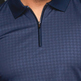 Au Noir BENTLEY Long Sleeve Polo Shirt