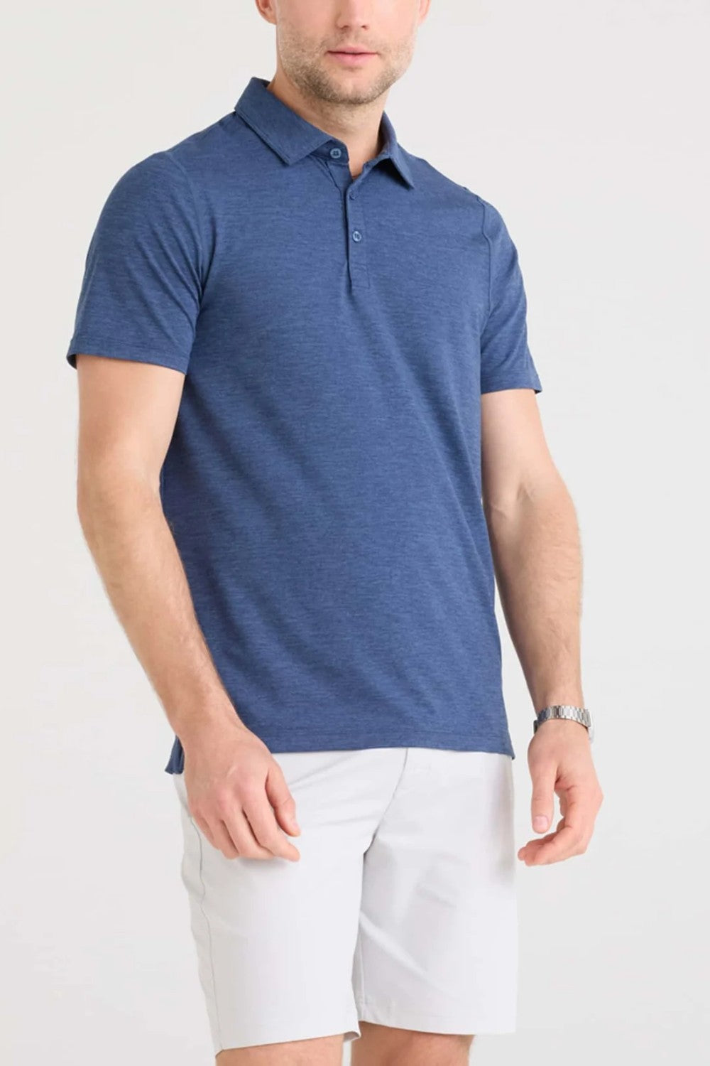 Featuring our evaporative cooling tech and UPF 50+ sun protection, our DropTemp All Day Cooling Polo keeps you cool, sun-safe, and sweat-free during hot days outside.