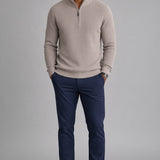 Soul of London Cotton Quarter Zip Sweater