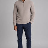 Soul of London Cotton Quarter Zip Sweater