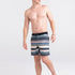 These 2N1 board shorts combine a Slim Fit liner under a fixed-waist shell. The integrated liner is form-fitting through the butt and thighs. Big waves and bold moves. Betawave is the first-ever board short equipped with the BallPark Pouch™, providing unreal support in and out of the water.