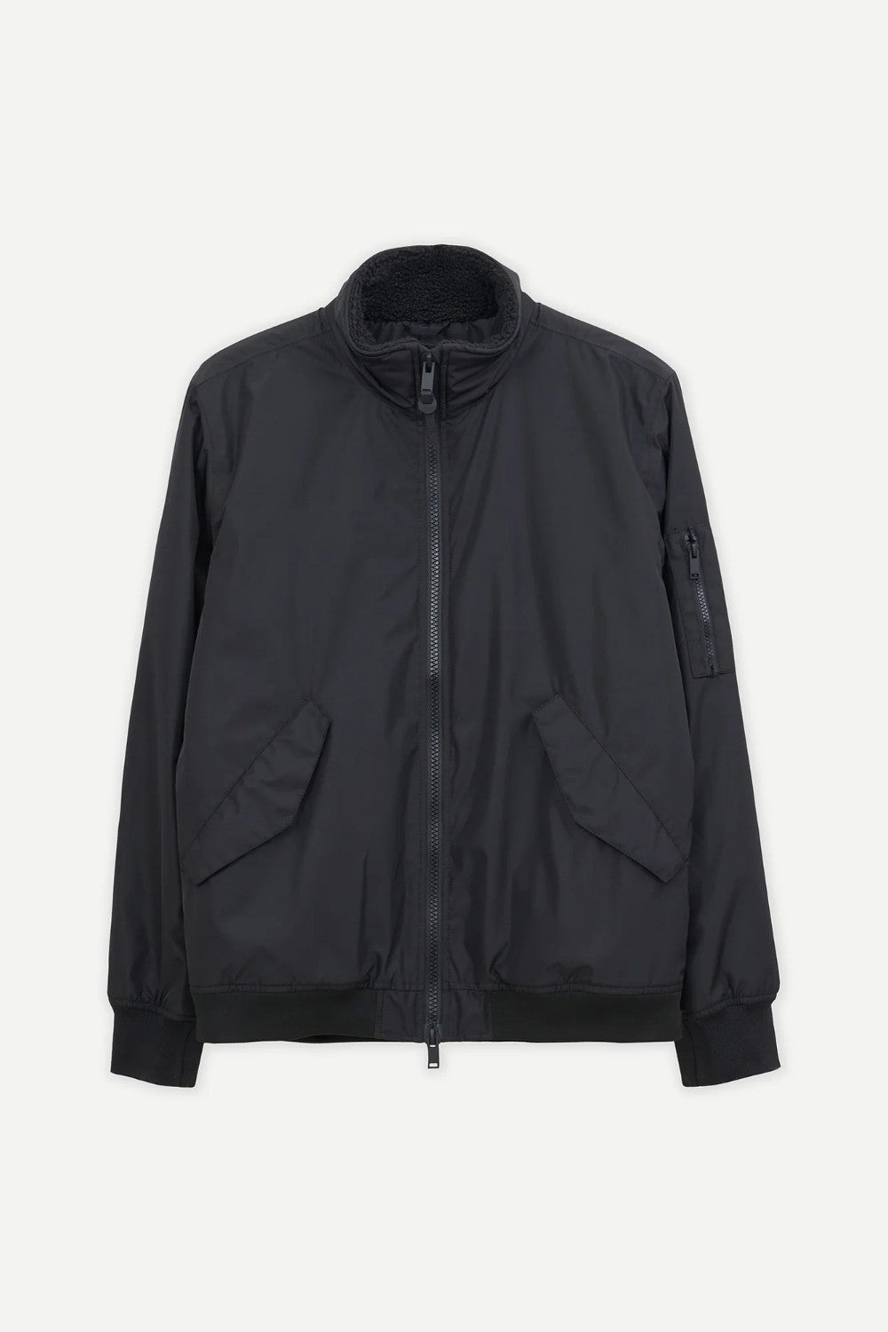 Black jacket on a white background