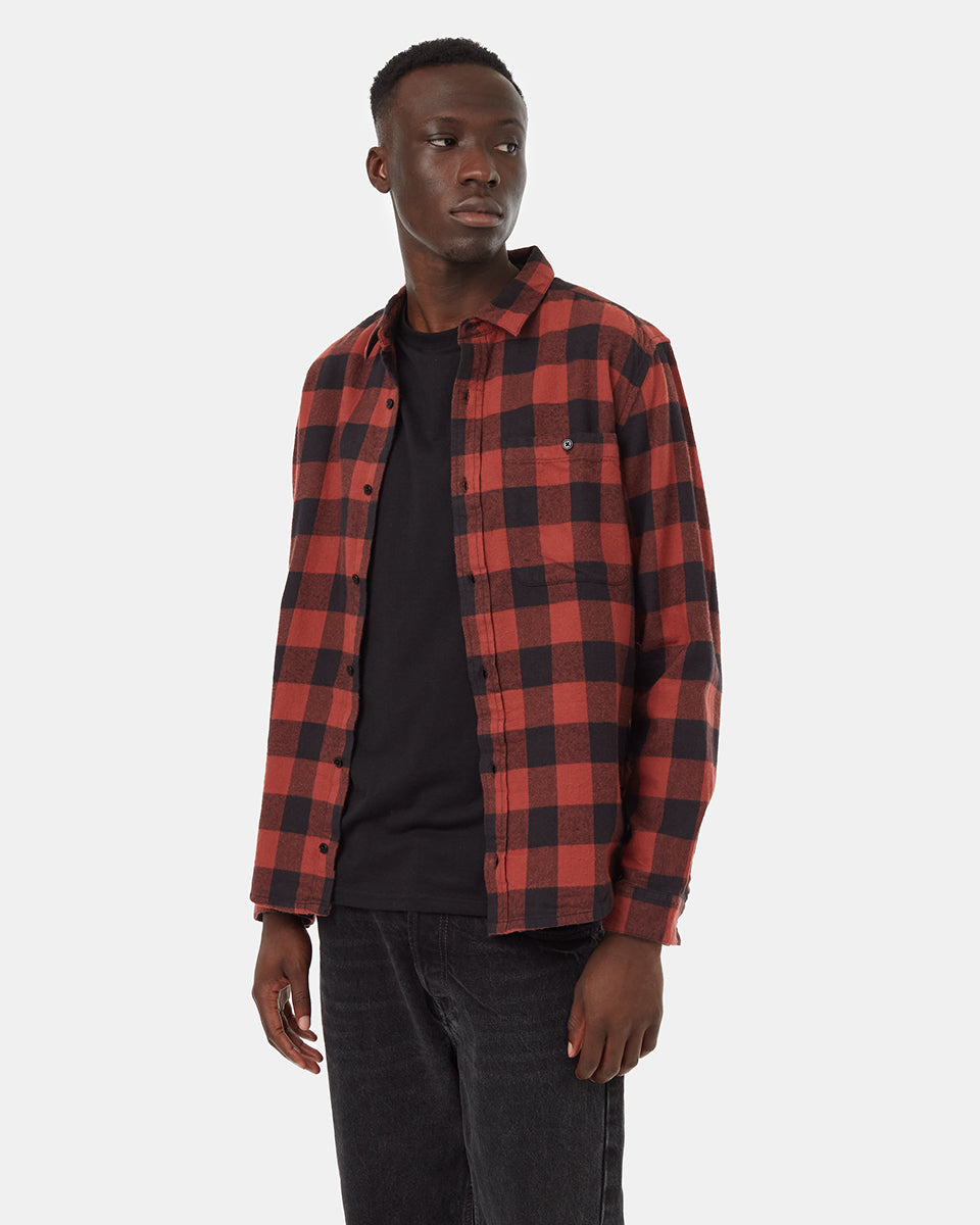 Made from an insulating blend of kapok and organic cotton, this shirt's footprint is only a fraction of what you'd find in an average plaid button up. 