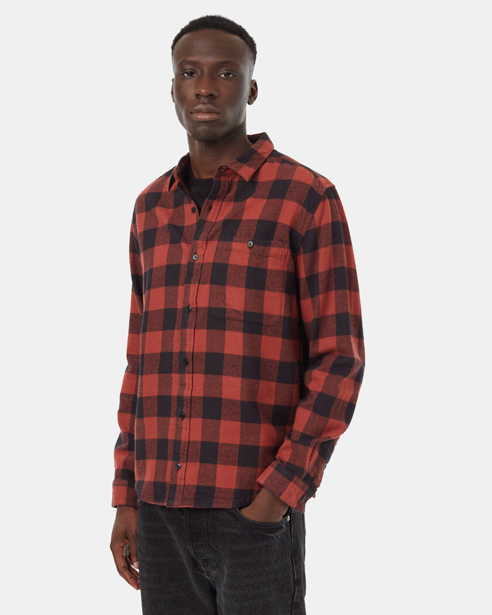 Made from an insulating blend of kapok and organic cotton, this shirt's footprint is only a fraction of what you'd find in an average plaid button up. 