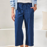 Tribal Audrey Wide Crop Jogger