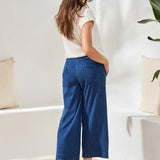 Tribal Audrey Wide Crop Jogger