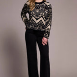 Tribal Crew Neck Sweater