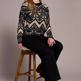 Tribal Crew Neck Sweater