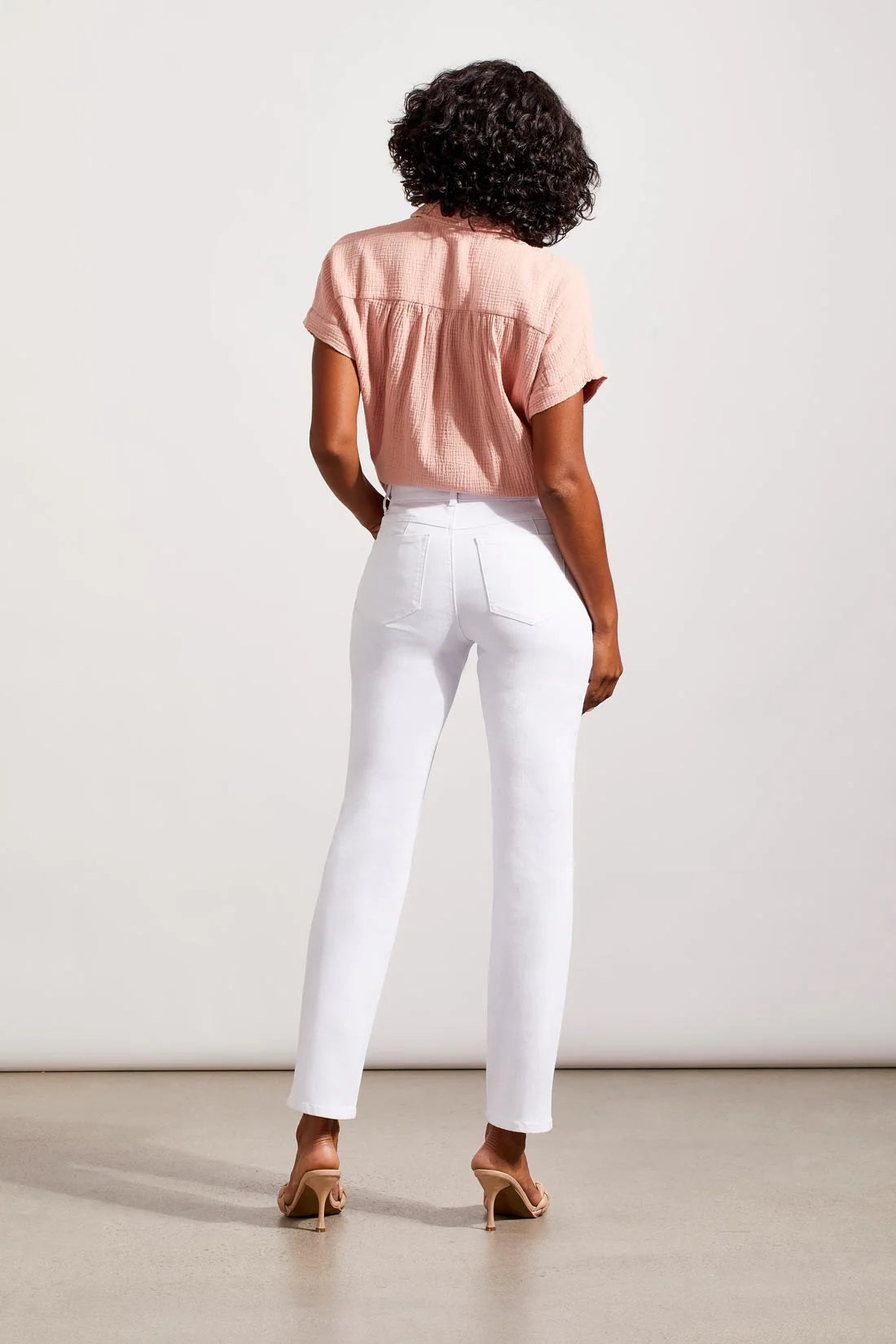 Introducing our NEW and improved Sophia curvy fit straight leg jeans!&nbsp; New improvements but the same reliable fit; elastic waist band to cinch in your waist, flattering darting above the back pockets to give you that extra lift, soft stretch denim with an easy recovery, mid rise five pockets, they can do no wrong.