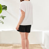 Discover the breezy feel of pure cotton poplin, beautifully finished with intricate embroidery. This cap sleeve crew neck delivers a polished look and effortless comfort—your perfect go-to for warm, sunny days or layering.