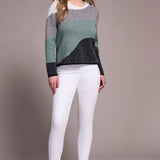 Tribal Crew Neck Jacquard Sweater