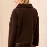 Tribal Lofty Chic Funnel Neck Jacket