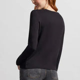 A classic-cut long-sleeve design? Yes! Soft and stretchy baby French terry fabric for all-day comfort? Absolutely. 