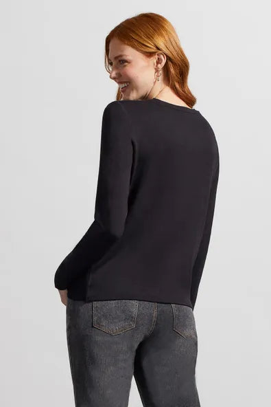 A classic-cut long-sleeve design? Yes! Soft and stretchy baby French terry fabric for all-day comfort? Absolutely. 