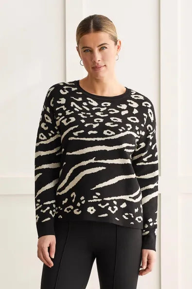 A reversible design makes this sweater the most versatile piece in your closet. 
