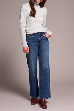 Tribal Sophia Wide Leg Jean