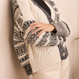 Tribal Multi Stitch Cardigan