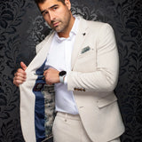 Au Noir KAEL Single Breasted Stretch Flap Pocket Blazer