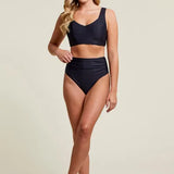 Say goodbye to swimwear commitment issues with these multi-wear bikini bottoms that give you control of how you want to rock your seaside style. Wear them high-waisted for a slimming silhouette or flatter your figure by folding the waist down to create a pair of classic-cut bottoms. Your getting that extra protection with our UPF 50+ protection fabric.The choice is yours!